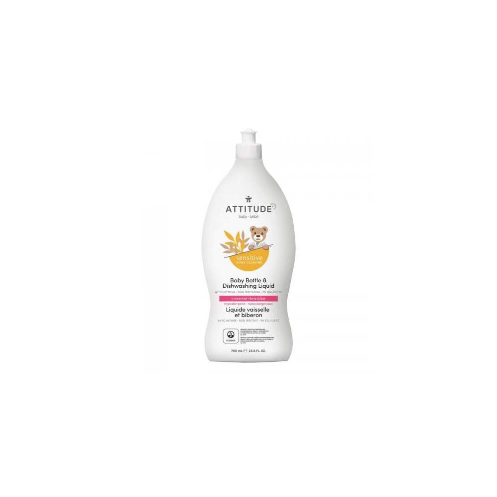 Naturalny płyn do mycia butelek i naczyń dla niemowląt Sensitive Skin Baby 700 ml- Attitude