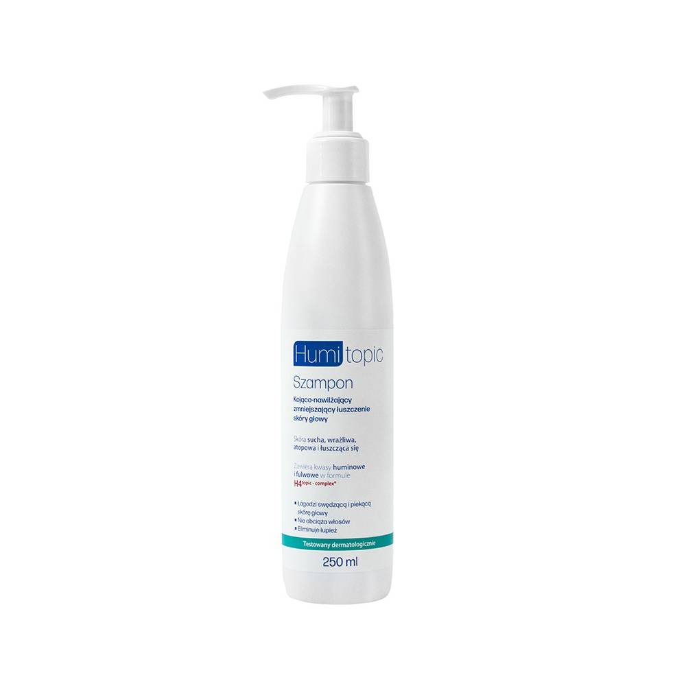 Kojąco-nawilżający szampon Humitopic 250 ml, AZS, egzema, łuszczyca