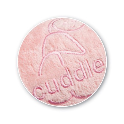 Cuddledry Baby Ręcznik Fartuch, różowo-biały