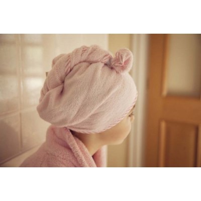 Cuddletwist Ręcznik na Włosy Różowy