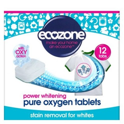 Ecozone, Odplamiacz do białego Pure oxygen, 12 tabletek