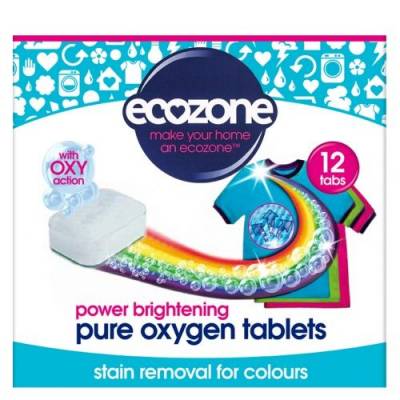 Ecozone, Odplamiacz do kolorów Pure oxygen, 12 tabletek