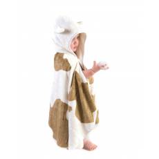 Cuddledry Dziecięcy Bambusowy Ręcznik, Krowie Łatki, Cuddlemoo