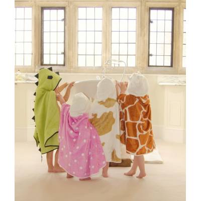 Cuddledry Dziecięcy Bambusowy Ręcznik, Krowie Łatki, Cuddlemoo