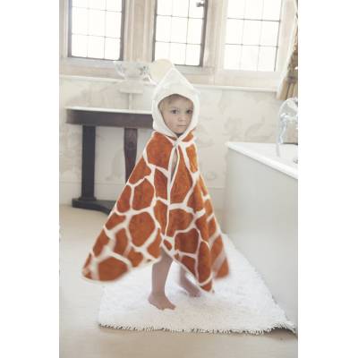 Cuddledry Dziecięcy Bambusowy Ręcznik, Żyrafka, Cuddlesafari