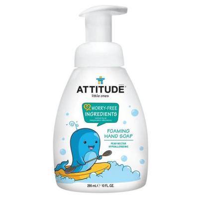 Attitude, Mydło w piance dla dzieci Gruszkowy Nektar (Pear Nectar) 295 ml