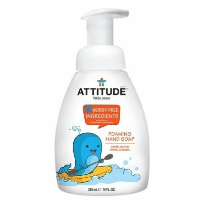 Attitude, Mydło w piance dla dzieci Musująca Zabawa (Sparkling Fun) 295 ml