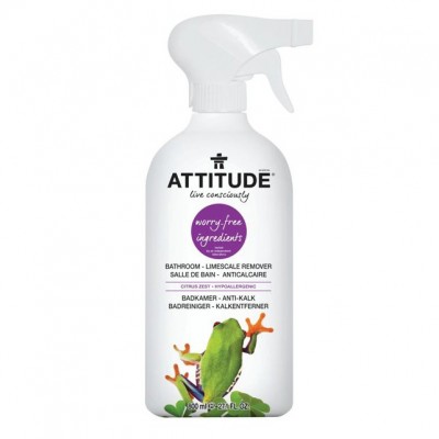 Attitude, Płyn do czyszczenia łazienki Skórka Cytrynowa (Citrus Zest) 800 ml