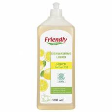 Friendly Organic, Płyn do mycia naczyń, cytrynowy, 1000 ml