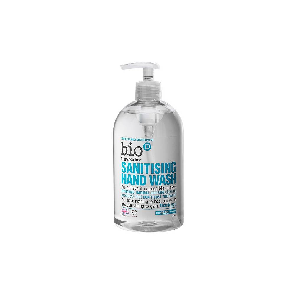 Bio-D, Antybakteryjne mydło w płynie, Bezzapachowe, 500 ml