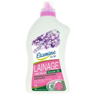 Etamine du Lys, płyn do prania delikatnych tkanin i wełny organiczna lawenda 1 l