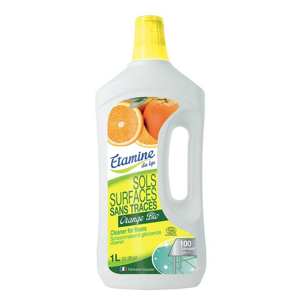 Etamine du Lys, Koncentrat do mycia podłóg i powierzchni użytkowych organiczna pomarańcza, 1L