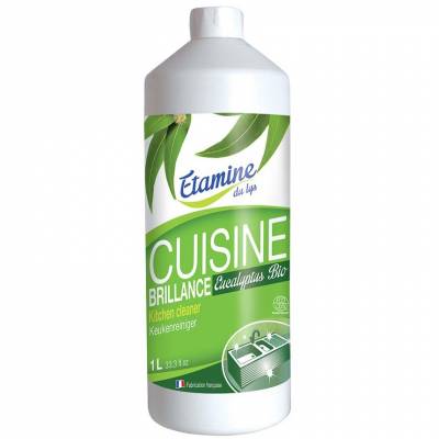 Etamine du Lys, Spray do czyszczenia kuchni 3 w 1 organiczny eukaliptus, uzpełnienie, 1 L