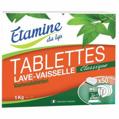 Etamine du Lys, tabletki do zmywarki bezzapachowe 50 szt, 1 kg