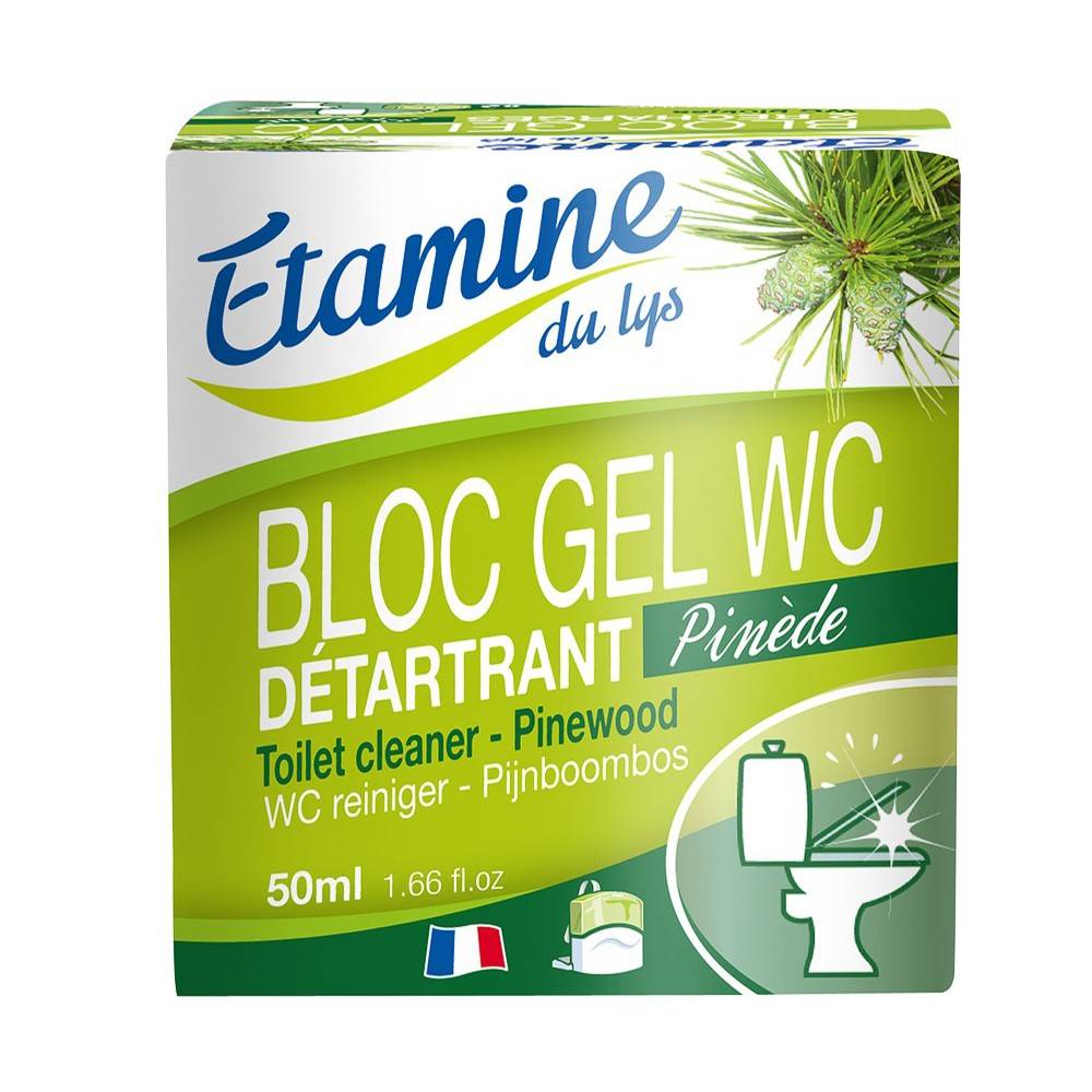 Etamine du Lys, Wkłady wymienne do zawieszki do WC z żelem oczyszczającym sosna i eukaliptus, 2 x 50 ml