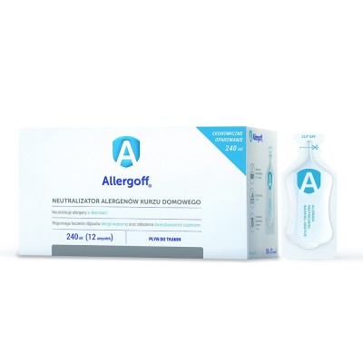 Płyn do tkanin, neutralizator alergenów kurzu domowego, 240 ml ALLERGOFF® Płyn do tkanin, neutralizator alergenów kurzu domowego, 240 ml ALLERGOFF®