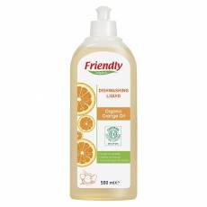 Friendly Organic, Płyn do mycia naczyń, pomarańczowy, 500 ml