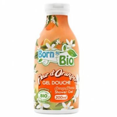 Born to Bio, Żel pod prysznic Kwiat Pomarańczy, 300 ml