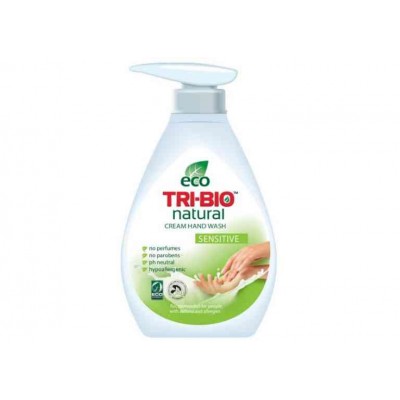 TRI-BIO, Naturalne Kremowe Mydło w Płynie SENSITIVE, 240 ml