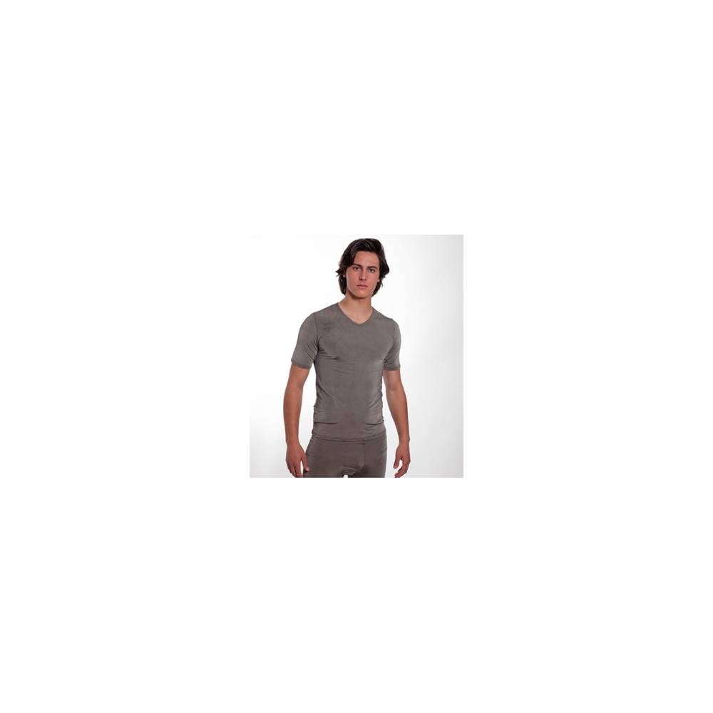 T-shirt dla mężczyzn leczniczy na azs PADYCARE pokryty w 100% srebrem